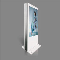 75 pouces extérieur 4K LED Kiosque Panneau Capacitif Publicité Numérique Signalisation Android 8G + 64G Option IPS Écran IP65 pour Ascenseurs