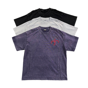 Camiseta de Manga Corta para Hombre, Corte Regular, 100% Algodón, Frente Liso, Color Sólido, Cuello Redondo, Estilo Casual, Tejido Jersey, Ecológica, Color Negro - Product Image 1