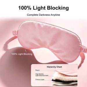 Masque de <span class=keywords><strong>sommeil</strong></span> en satin avec logo personnalisé CM, vente en gros, étiquette privée, masque pour les yeux en soie personnalisé pour le <span class=keywords><strong>sommeil</strong></span> avec emballage personnalisé, coffrets cadeaux - Product Image 2