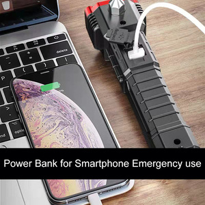 Lampe torche tactique LED rechargeable, magnétique, <span class=keywords><strong>super</strong></span> lumineuse, avec éclairage latéral COB, étanche, pour les situations d'urgence, le <span class=keywords><strong>camping</strong></span> et le travail - Product Image 4