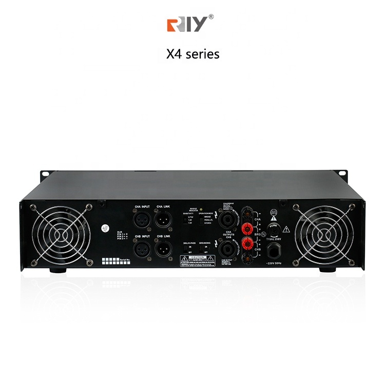 X4 400W 2チャンネルパワーアンプ・プロフェッショナルアンプ