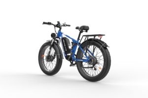 Vélo de montagne CT8 à pneus larges avec moteur central sans balais 52V, 7 vitesses, fourche à suspension, aluminium de qualité aéronautique, pneus larges améliorant la stabilité - Product Image 4