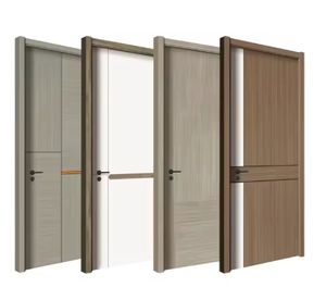 Puerta Interior de Baño, Diseño Moderno, Puerta de Madera de Melamina para Casa, Diseños de Puertas Individuales de Madera - Product Image 6