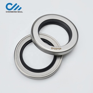 Joint d'étanchéité à l'huile en PTFE en acier inoxydable à lèvre simple/double Ceimin 43*62*8 44.5X58.7X10 45*60*8 pour compresseur d'air à vis, pièces de rechange 2Mpa - Product Image 5
