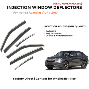 Deflectores de Ventana Laterales para Toyota LC200 2008-2019 Protector de Lluvia Accesorios de Coche - Product Image 2