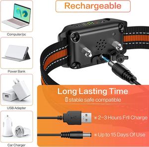 <span class=keywords><strong>Collar</strong></span> recargable para ladridos de perro Dogrook 2025 con entrenamiento humano de choque, vibración y tono de advertencia - Product Image 3