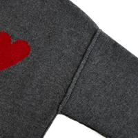 AiNear Vente en Gros, Logo Personnalisé et Design sur Mesure, OEM & ODM, Pull Tricoté Col Rond à Manches Longues en Laine 100% Jacquard Gris pour Homme