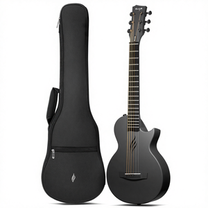 Enya Nova Go Mini Carbonfaser Akustikgitarre 1/4 Größe Reise-Einsteiger-Set für Kinder Unisex Verstärktes Anfänger-Bundle - Product Image 1
