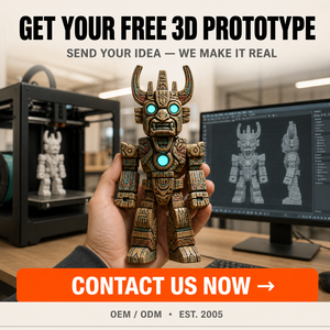 Custom OEM 3D Printed PVC Cartoon Action Figure-Model Toy New 1/6 Scale Collectible For 14+ Years