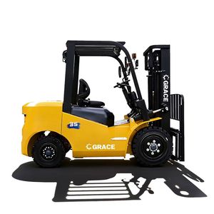 Nieuwe 2.5T 3T 4T 5T kleine diesel vorkheftruck met automatische transmissie, 3-6m mast, duurzaam materiaalafhandelingsmaterieel te koop - Product Image 1