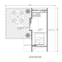 Kawagebo Kamp (KK) S580 58 ㎡   Casas Prefabricadas de Lujo en Forma de A, Casa Modular Prefabricada de Acero Ligero con Terraza