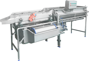 Промышленная стиральная машина для фруктов и овощей с замачиванием и чистящими инструментами для заводов по переработке овощей - Product Image 2