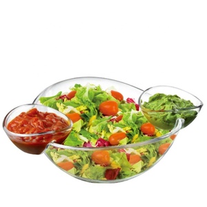 عالية الجودة قابلة لإعادة الاستخدام وعاء تقديم الاكريليك واضحة الجدة رقاقة Dip وعاء لوحة - Product Image 4