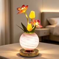 Lampe de chevet créative Tulip pour chambre à coucher, lampe décorative d'ambiance
