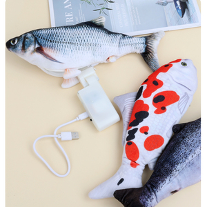 Juguete interactivo para gatos y peces, hierba gatera eléctrica con Usb, para bailar - Product Image 2