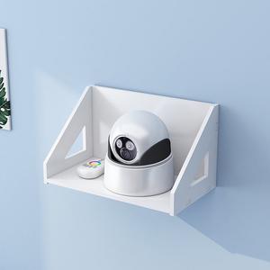 Étagère murale flottante pour projecteur, <span class=keywords><strong>sans</strong></span> trous, blanche, à un niveau, 50*20*17cm, rangement pour salon, étagère décorative - Product Image 3