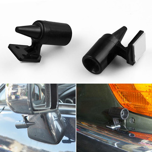 Pare-pluie pour vitres de voiture CRAS TP, noir, avec ruban adhésif 3M, paire, pour les voyages en plein air - Product Image 5