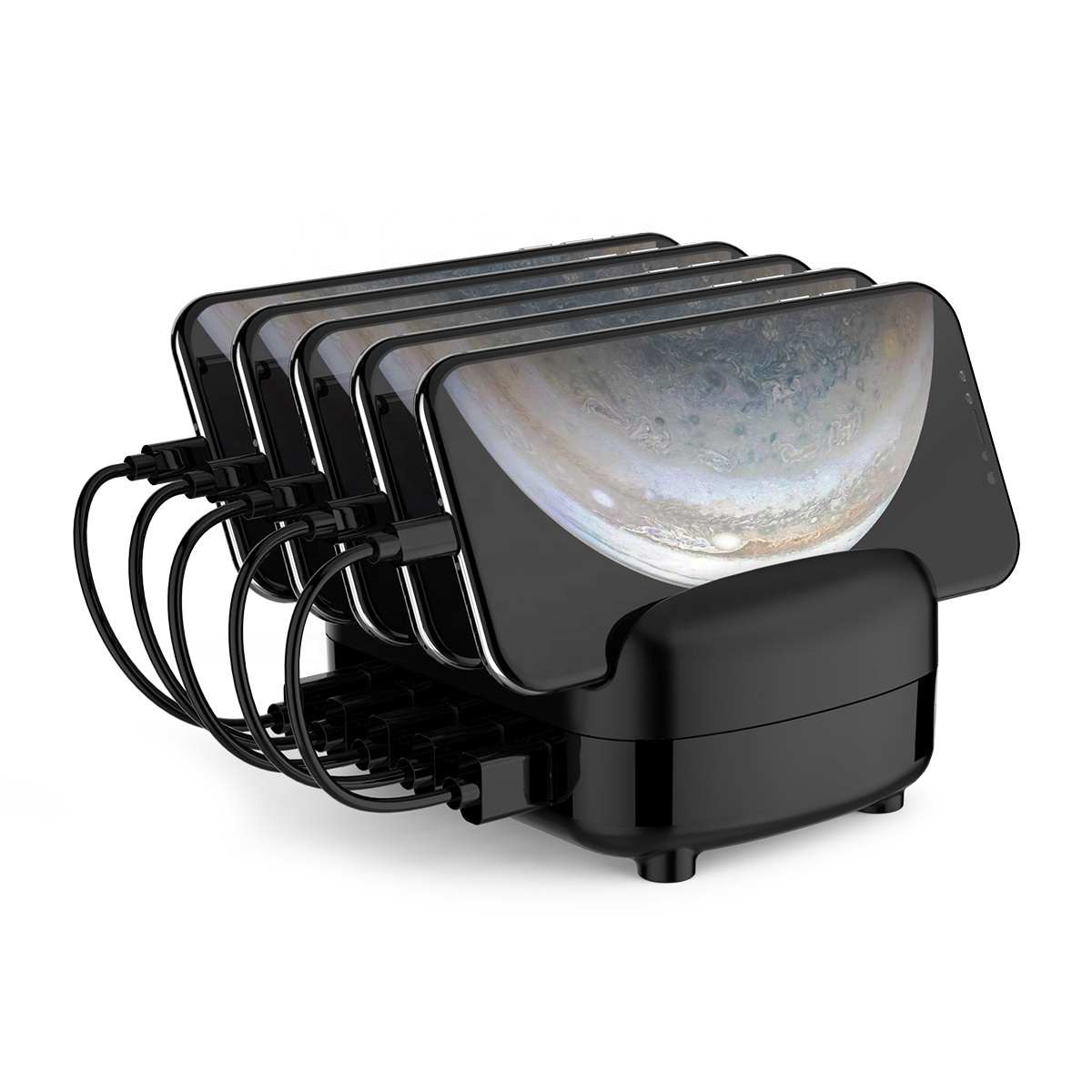Estación de acoplamiento de carga para teléfono móvil, Cable de carga DUK-5P-DX, 5 puertos USB, para restaurante comercial múltiple