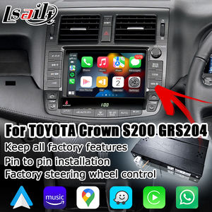 Caja de interfaz automática Android Carplay inalámbrica Lsailt para Toyota Crown S200 GRS204 URS206 UZS207 Majesta Athlete 2008-2012 - Product Image 1