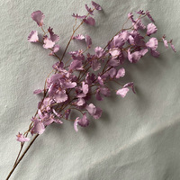 Personnalisé en gros Oncidium dansant dame orchidée fleurs artificielles en soie pour la décoration de table de mariage à la maison