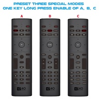 G40S Recherche vocale 2.4G Wireless Air Mouse AAA Battery 34 Keys IR Learning Gyroscope Smart Remote Control For X96 H96 Max TV Box