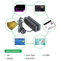 Lector de Tarjetas de Banda Magnética MSR100 de Fábrica, Interfaz USB, Instalación Externa, Compatible con Tarjetas CF/XD para Sistemas POS