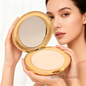 Polvo ligero de ajuste mate para piel grasa Acabado suave Polvo facial compacto - Product Image 1