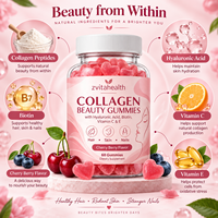 Gummies de Biotine Marque Blanche 10000mcg pour la Croissance Capillaire, Supplément Végétalien Peau Cheveux Ongles, Gummies Beauté en Gros
