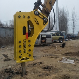 Martillo Silencioso para Excavadora LS de 20-30 Toneladas, Rompedor Hidráulico de <span class=keywords><strong>Piedra</strong></span> de Montaña de 140 mm con Caja de Cincel, Motor y Propulsión - Product Image 5