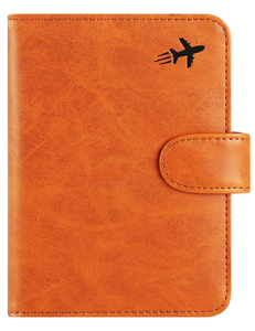 Cartera de Cuero con Bloqueo RFID y Logotipo Personalizado para Pasaporte - Accesorios de Viaje para Hombres y Mujeres - Product Image 1