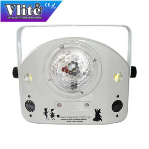 Luz Láser LED para DJ Activada por Sonido con Colores Rojo y Verde, 14 Canales DMX-512, 20 Estrobos/seg, Luces de Fiesta Disco - Product Image 1