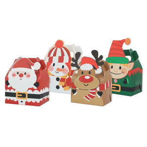 Venta caliente bolsas de regalo de Navidad, pegatinas de personajes de dibujos animados de Navidad, bolsas de regalo de dulces, descuentos de fiestas de comida, fiestas navideñas - Product Image 5