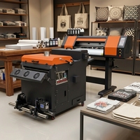 Machine d'impression DTF 70 cm à double tête d'impression, film PET, encre DTF pour vêtements, t-shirts, sweats à capuche, coussins, impression par transfert thermique personnalisée