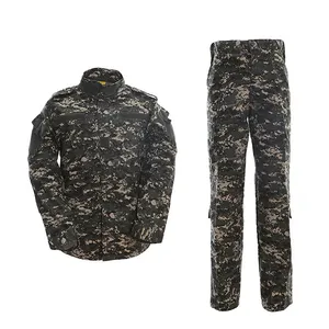 Outdoor Work Entrenamiento Wear Long Sleeve Shirts Trousers ACU Men Camouflage Uniform