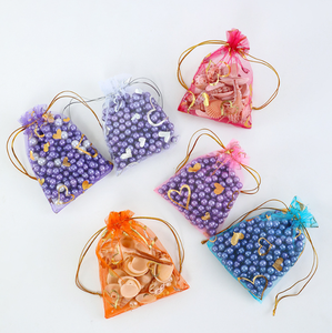 Vente en gros Sacs d'emballage cosmétique, Pochette transparente en <span class=keywords><strong>organza</strong></span> avec cordon pour bijoux <span class=keywords><strong>Sachet</strong></span> de savon, meilleur prix - Product Image 5