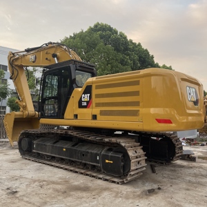 Excavatrice sur chenilles hydraulique Caterpillar CAT 336 jaune, équipement de construction lourd - Product Image 1