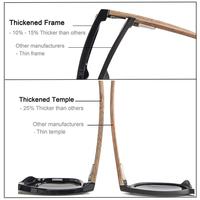 Lunettes de soleil rondes en bois personnalisées, monture faite à la main, protection UV400, pour sorties quotidiennes, loisirs en extérieur, voyages et style urbain