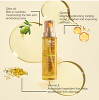 Huile Corporelle Hydratante Anti-Âge Essentielle à Marque Blanche pour Peaux Sèches et Massage Lissant