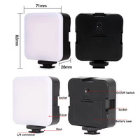 Mini Lampe Annulaire LED RGB Professionnelle Portable pour Selfie, Éclairage d'Appoint pour Photographie, Diffusion en Direct et Tournage Vidéo de Poche