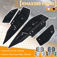Repose-pieds antidérapant modifié pour moto Tapis d'assistance à pédale en alliage d'aluminium pour XMAX XMAX300 XMAX-300