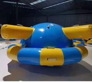 Jeux de parc <span class=keywords><strong>aquatique</strong></span> gonflables personnalisés commerciaux volant Disco bateau remorquable eau <span class=keywords><strong>aquatique</strong></span> Saturn Rocker pour événements en plein air - Product Image 3