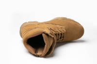 Bottes tactiques de dernière génération en cuir véritable et daim avec semelle en caoutchouc pour toutes les saisons