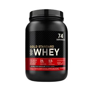 אבקת חלבון מי גבינה בטעם שוקולד, 50 גרם+ חלבון, לגדילת שרירים, תוספי תזונה לספורט וכושר למבוגרים, 1140 גרם -  מבוקש מאוד - Product Image 1