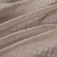 Tissu léger en polyester chiffon satiné GH, respirant, résistant aux plis, à carreaux et rayures, pour hijab femme