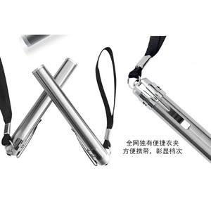 Mini lampe torche LED Blue Moon, lumière blanche, piles AAA, portable, lampe de signalisation pour le camping - Product Image 3