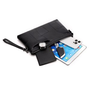 Portefeuille Homme en Cuir PU Style Mode avec Logo Personnalisé, Porte-Cartes, Fermeture Éclair, Vintage, Pochette <span class=keywords><strong>de</strong></span> <span class=keywords><strong>Luxe</strong></span> pour Homme - Product Image 4