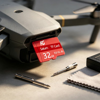 Carte mémoire TF à faible consommation d'énergie 16 Go 256 Go, haute stabilité, pour drone et appareil d'enregistrement extérieur