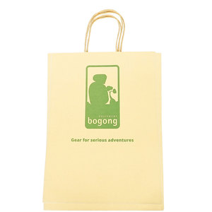 Sac en papier <span class=keywords><strong>kraft</strong></span> écologique pour vêtements, chaussures, emballage de boutique, vente au détail, emballage cadeau - Product Image 3