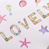 Forme personnalisée bricolage Scrapbooking autocollant époxy décoration planète cristal colle autocollant époxy 3D
