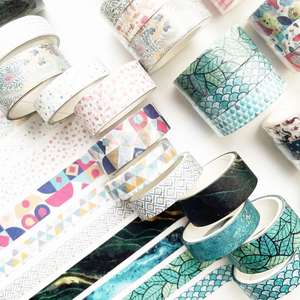 Custom Japanese Waterproof Eco-friendly UV Printed Holographic Anime Cartoon Pet Cute <b>Washi</b> <b>Tape</b> with Gloss Lamination-Wholesale - Product Image 2